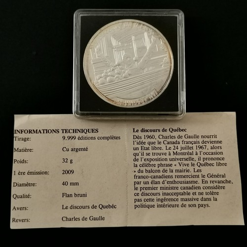 Medaille 2009 40mm 32g - medaille,