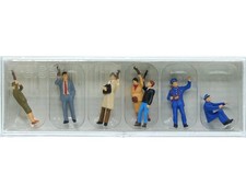 PREISER Personnel de tram et passagers - HO 1/87 - PREISER 10405