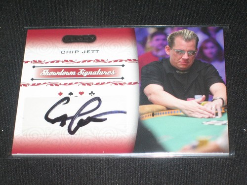 Chip jett certified authentic - jett,