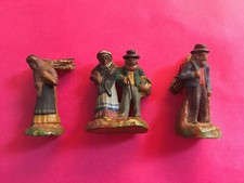 3 Santons très anciens, de