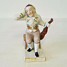 🚶 statuette figurine en porcelaine allemande Conta & bohème  joueur de violon 