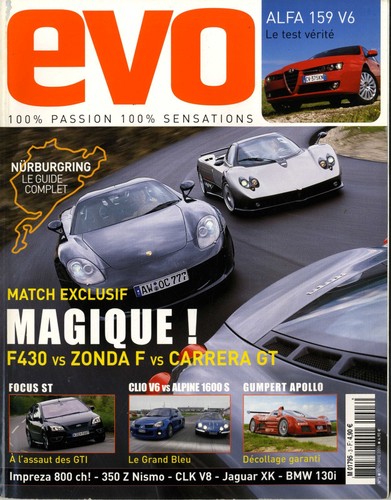 Evo ferrari f430 zonda - n°3,