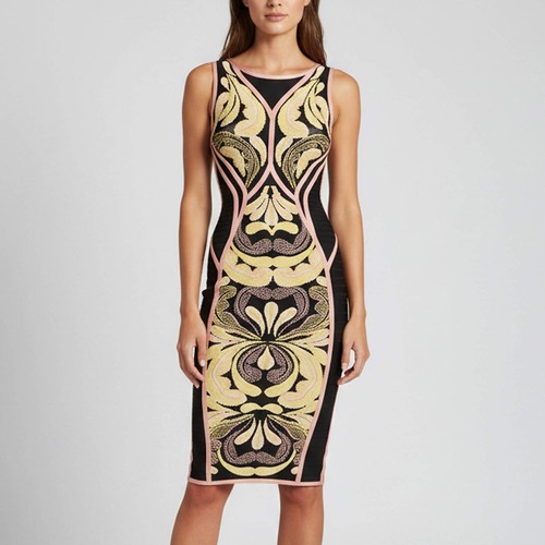 Robe bandage tricot - en,