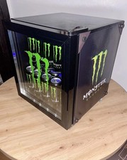 Monster Energy Drink Mini Fridge Black Pub Home Garden Garage Workshop 220V-240V