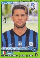 014 GUGLIELMO STENDARDO ITALIA ATALANTA STICKER CALCIATORI 2015 PANINI