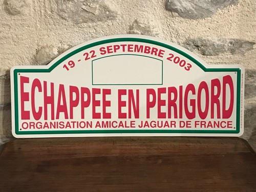 Plaque rallye echappee en - de, "echappee