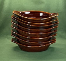 VTG Brown Glazed Au Gratin