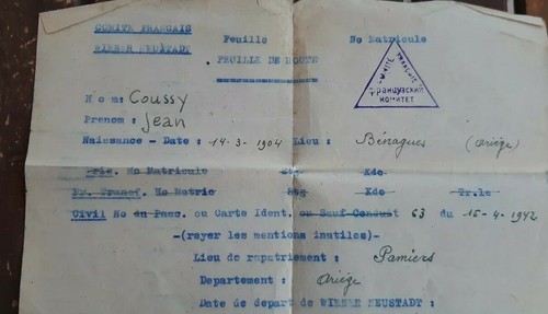 Ausweis feuille route - ausweis,