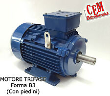 Moteur Électrique Triphasé 400 Volts - B3 Pieds 2 4 Pôles 1400 Ou 2800 Tr (380