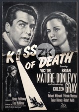 KISS OF DEATH Carrefour de la mort HATHAWAY Film Noir US Press Book Fox DP 1947