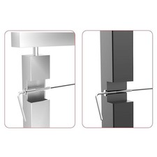 Kit garde-corps de câble inox T316 20 pièces invisible pour 2x2 poteaux