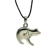 Collier ours zuni pendentif - ours,