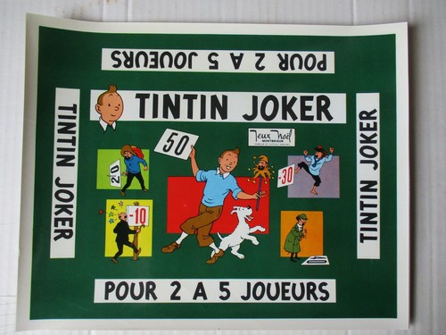 Affichette tintin joker - ,