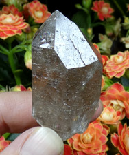 Quartz fumé avec marques de