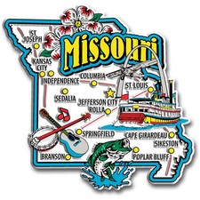 Missouri Jumbo State Magnet by