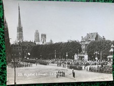photo presse défilé militaire Rouen 14 juillet 1945