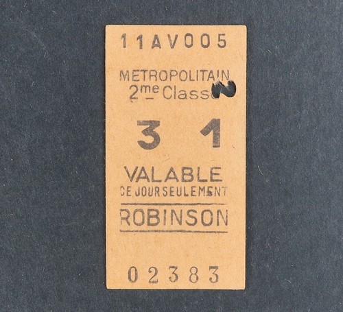 Ancien ticket paris métro - ticket,