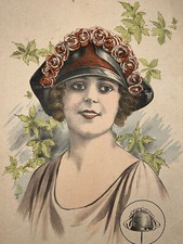 White robert hats lithograph - robert,