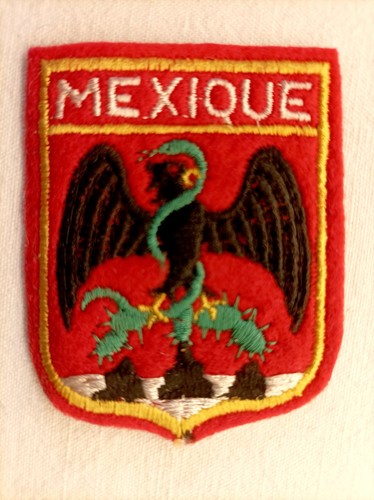 écusson mexique feutrine - mexique,
