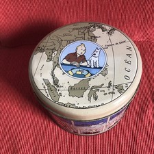 boîte Ronde métal tintin Et Milou Hergé