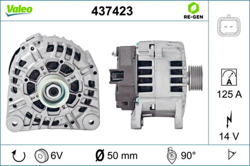 Alternateur valeo 437423 - alternateur,