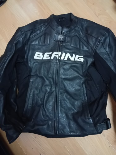 Veste cuir moto - cuir,