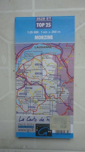 Carte ign morzine - morzine, du