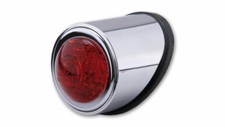Universel LED Feu Arrière Old School Chrome Rétro Bobber