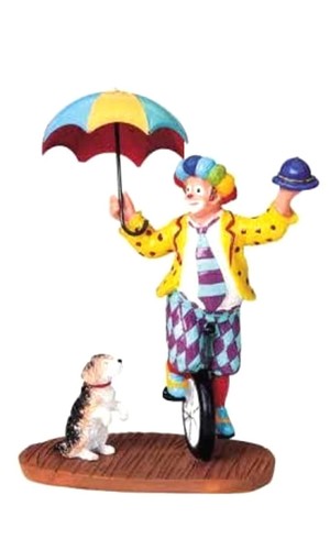 Lemax 82504 unicycle clown - lemax,