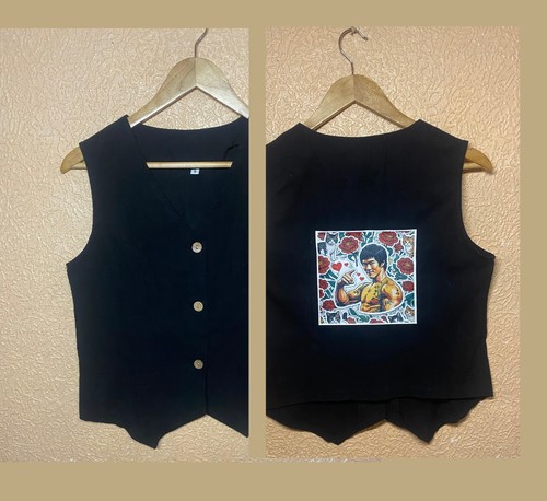 Gilet cardigan noir bruce - gilet,