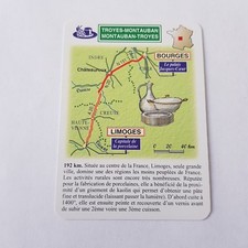 CARTE TROYES MONTAUBAN BOURGES