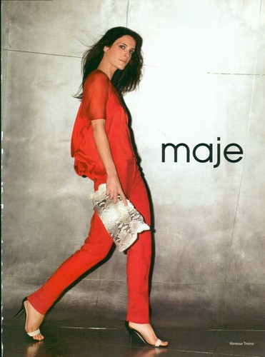 Maje footwear magazine print - magazine,