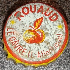 Ancienne Capsule Jus de Pomme ROUAUD Le Gâvre  Intérieur Liège Kronkorken Kapsel