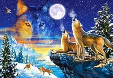 Puzzle - 1000 pièces - "Loups