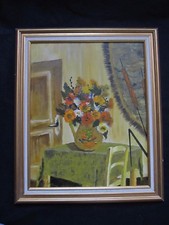 Belle huile signée P . COLAS
