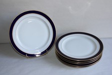 6 assiettes dessert porcelaine