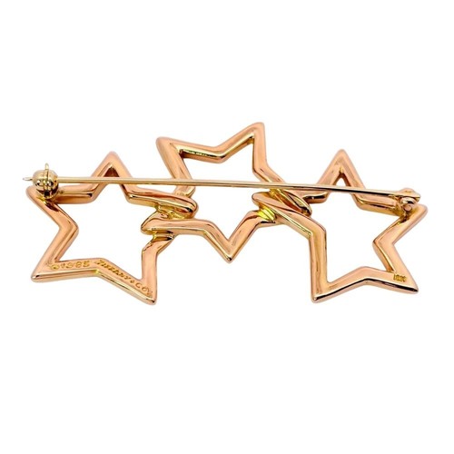 Broche triple star tiffany - star,