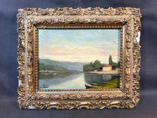 Ancien tableau cadre bois - ancien, en