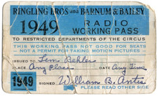 1949 - Ringling Bros Circus