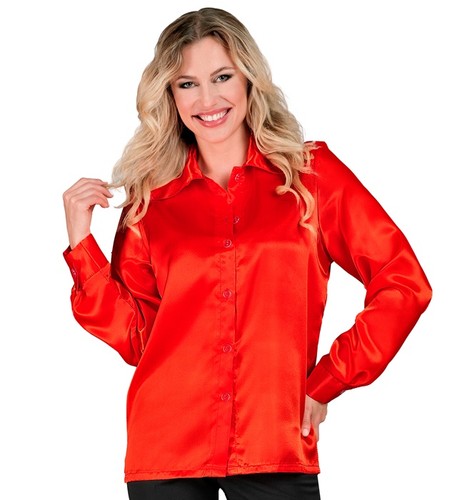 Widmann satin red 70s - widmann, disco