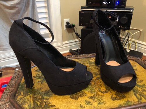Black emma faux suede - faux,