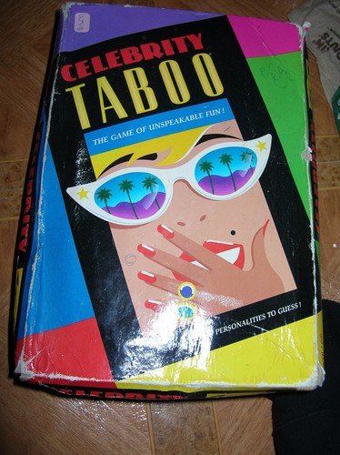 Celebrity taboo game - celebrity, 1991