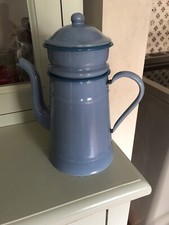 « Cafetière Vintage bleue avec liseret Bleu-vert »