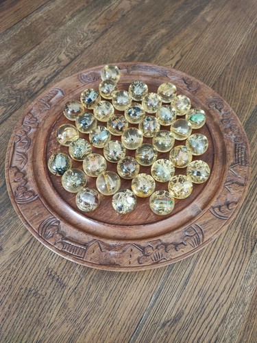 Jeu solitaire ancien en - de,