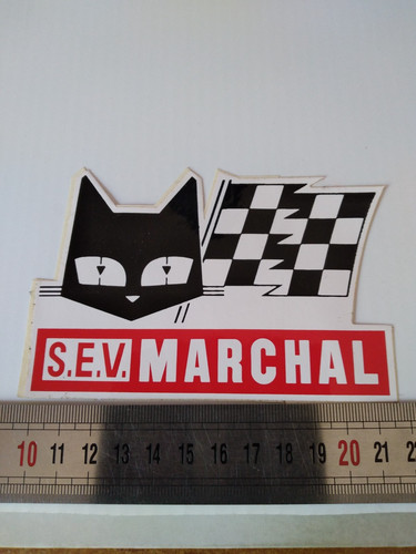 Ancien autocollant sev marchal - ancien,