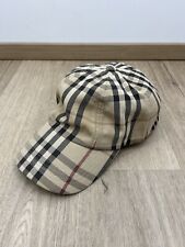 Casquette Burberry Beige Motif Tartan 