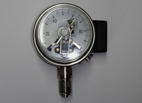 Manomètre vertical inox
