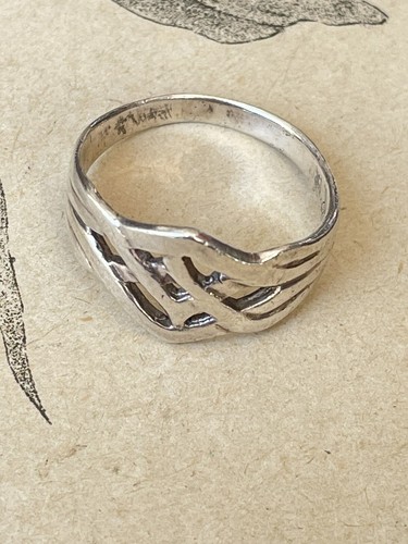 Jolie bague argent massif - bague,