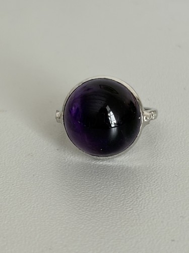 7568 bague vintage or gris - -,