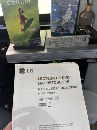 Combi magnétoscope dvd - combi, lg